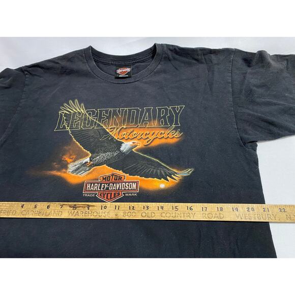 Harley-Davidson Large 2012 Large Legendary Motorcycle Eagle Flame Graphic - Picture 4 of 12